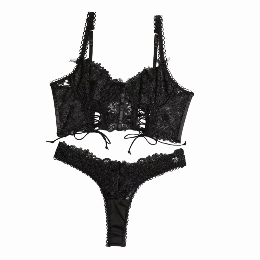 Set lenjerie intima negru